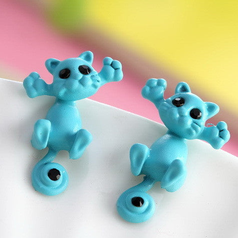 COLORFUL CAT EARRINGS